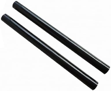 Iautomatic Vacuum Cleaner Attachment Plastic Wand Tube Pipe Hose Tool Extension 46mm Accessory Kit(Black)-2 Pack