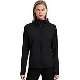 TrekWave Women's UPF 50+ Sun Hoodie Jacket Long Sleeve Zip Front Cover Up Shirt with Pockets for Beach Vacation