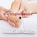 SHINCO Acupressure Magnetic Massage Insoles Foot Therapy Reflexology Pain Relief,Cotton and Cutable One Size for Men and Women