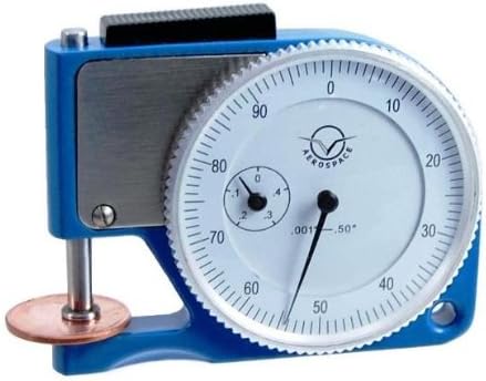 Pocket Thickness Gage Dial Indicator Gauge - 0.001" - 0.50"
