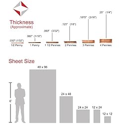 Cast Acrylic Sheet - .118" Thick, TP Dark