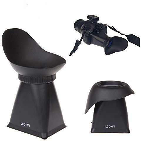 Mondpalast@ Visor de Pantalla Viewfinder LCD V1 para cámara DSLR de Canon 5DII 5D mark II 7D 500D Nikon D700 D800