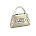 Land Rover Purse Shape Keychain W/6 Swarovski Crystals