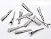 Femitu 50 Single Prong Alligator Clips with Teeth from Cosmetic Counter