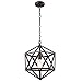 CLAXY Ecopower Industrial Edison Hanging Pendant 1 Light Large Size Art Deco Cage Lamp Guard