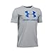Under Armour Boys Sportstyle Logo T-Shirt, True Gray Heather, Youth X-Small