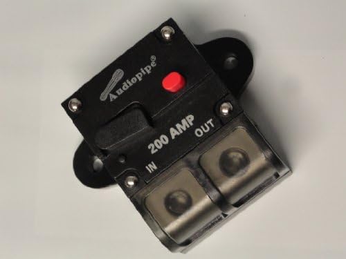 4 or 8 Gauge AWG 12V 200A 200 Amp A Manual Reset Circuit Breaker 12 Volt