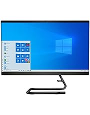 Lenovo IdeaCentre AIO 3, 24" All-in-One Computer, AMD Ryzen 5 4500U Mobile Processor, Integrated Graphics, 16GB DDR4, 512GB M.2 Name SSD, DVD RW Drive, Windows 10, F0EW005SUS, Business Black