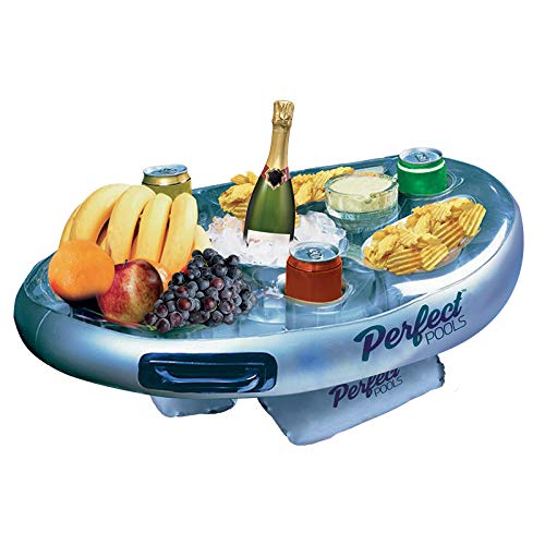 Perfect Pools Floating Spa Bar - Inflatable Drink and Snack Hot Tub Tray