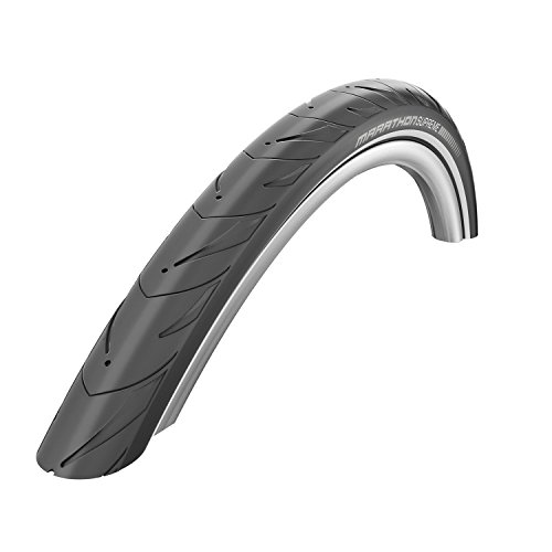 Schwalbe Marathon Supreme HS 469 HS Speed Guard Cross/Hybrid Bicycle Tire - Folding (Black-Reflex - 27.5 x 2.00)