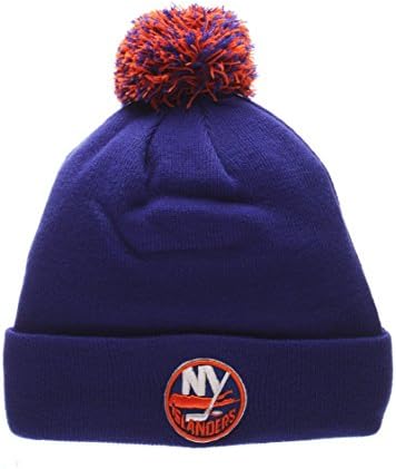 Zephyr Cuff Beanie Hat with POM POM - NHL Cuffed Winter Knit Toque Cap