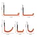 Garage Hooks Garage Hangers, Steel Utility Hooks, Easy to Install Garage Storage Hooks, Wall Hooks Heavy Duty for Organizing Large Power Tools, Anti Slip Design, Assorted Pack of 10