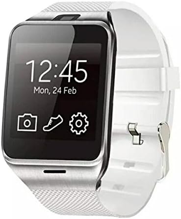 Familizo GV18 Bluetooth Smart Watch Phone GSM NFC Camera Waterproof Wristwatch for (☆White)