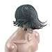 Dreambeauty 100% Human Hair Virgin Remy Human Short Hair Wigs for African American Women Cheap Human Hair Wig 1B Natural Black Color