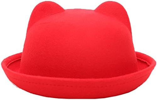 Cat Ear Wool Bowler Hats