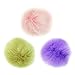DIY 12pcs Faux Fur Pom Pom Ball for Hat, Beanie Hat Fur Ball, Attachable Pompom Ball, Colorful, 4.7inch
