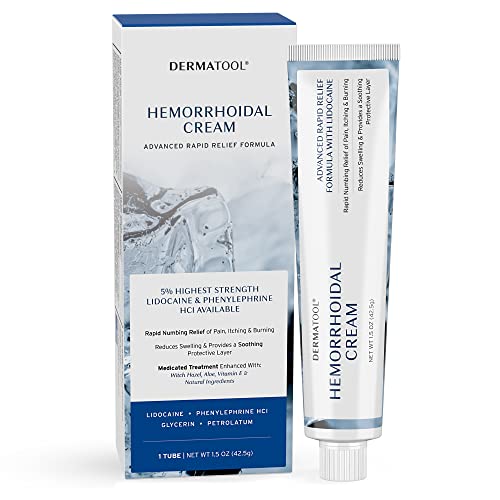 Hemorrhoid Treatment Hemorrhoid Cream with 5 Lidocaine Highest
