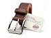 Nickel Smart Roan Mountain Brown Leather Belt - 36