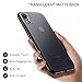 Meifigno Magic Series Designed for iPhone XR Case, [Military Grade Drop Tested], Translucent Matte PC with Soft Edges, Shockproof and Protective Phone Case Compatible with iPhone XR 6.1