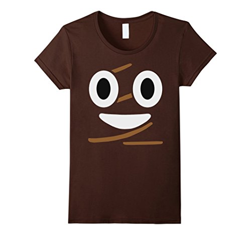 Halloween Poop Emoji Costume Shirt with "Pile of Poo" Smiley