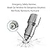 USB Car Charger, COSOOS 2-Port Fast Charger, Aluminum-Alloy Safety Hammer(Break Window), 2.4A Phone Charger for iPhone X/8 Plus/7/6S, iPad Air/Mini, Samsung Galaxy S7/S6/Edge, Kindle