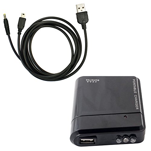 Fenzer Black Data Sync USB Charger Cable Portable Battery Extender for Sony eBook Reader PRS-300 PRS-505 PRS-600 PRS-700 PRS-900 Daily Pocket Touch Edition