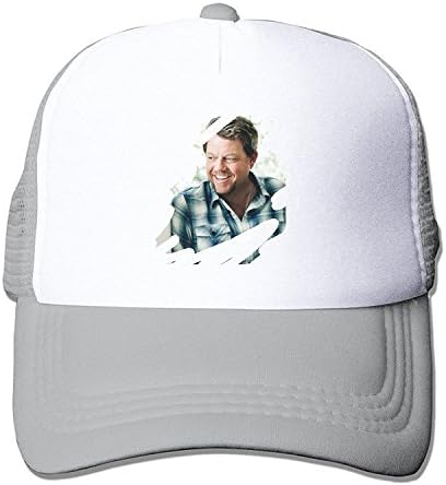 LIANBANG Home Pat Green Adjustable Printing Mesh Cap Unisex Adult Sun Visor Baseball Mesh Hat - Grey