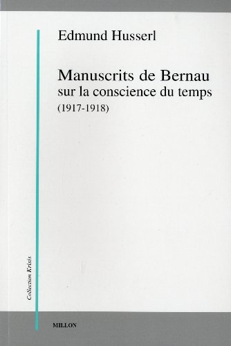 Manuscrits de Bernau sur la conscience du temps