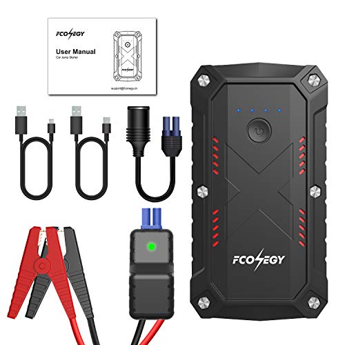 Car Jump Starter, FCONEGY 2000A Peak 23800mAh Portable Battery Starter