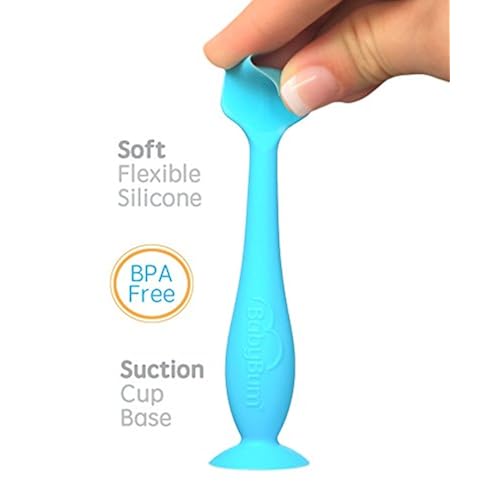 Green BabyBum Diaper Cream Brush - Soft Silicone Diaper Cream Applicator Baby Products, Diapering