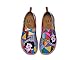 UIN Women's Rainbow Girl Beautiful Travel Canvas Loafer Shoes Multicolor