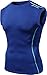 Tesla TM-R15-BLSZ_Medium Men's R Neck Sleeveless Muscle Tank Dry Compression Baselayer R15