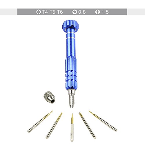 Click Here to See More Images BAKU BK-7275 Multi-Function 5 In 1 Precision Screwdriver Set Repair Tool Kit Screwdriver for Mobile Phone, Random Color (A Type)