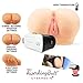 CyberSkin Male Masturbator Twerking Butt Deluxe, 3D Vibrating, Realistic Lifelike TPE Love Doll Toy Butt Full Size, Vagina Anal 2 Entry, Pussy & Backdoor Stroker, Premier Virgin Anus Love Doll