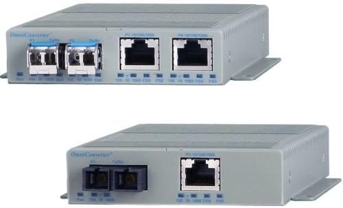 Omnitron Systems OmniConverter GPoE+/S Industrial Media Converter