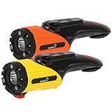 Ivation 5 in 1 Car Emergency Escape Tool, Hand Crank LED flashlight, SOS red light, Window Breaker, Seatbelt Cutter, Backup Mobile Device Charger, Multi-function Rainproof vehicle rescue tool, Rechargeable via USB or Hand Cranking Dynamo Handle