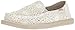 Sanuk Women's Donna Crochet Loafer Flat, White/Oatmeal, 07 M US
