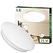 Lighting EVER 1500012-NW-US 24W 16-Inch 4000K LED Bulb Equivalent, 2000lm, Neutral/Daylight White, Round Flush Mount Light, Ceiling Lighting, Flush Mount Light