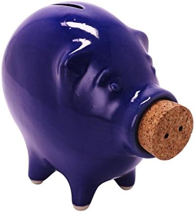 Pike Place Pigs Big Big Piggy Bank Blue