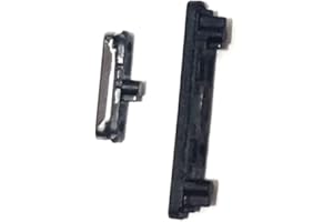 XINJUNKENG Power On Off Button + Volume Button Side Button Replacement Repair Part for Google Pixel 5 (Black)