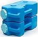 AquaBrick Emergency Water & Food Storage Container, Portable Stackable Storage Containers, Water Storage, BPA Free by SaganLife (6-Pack)