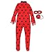 Yanhusu Child Ladybug Jumpsuit Cosplay Costume Kids Lady Bug Halloween(S:110-125)