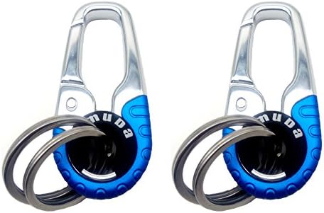 City Choice Combo of New Omuda Double Ring and Hook Metal Keychain