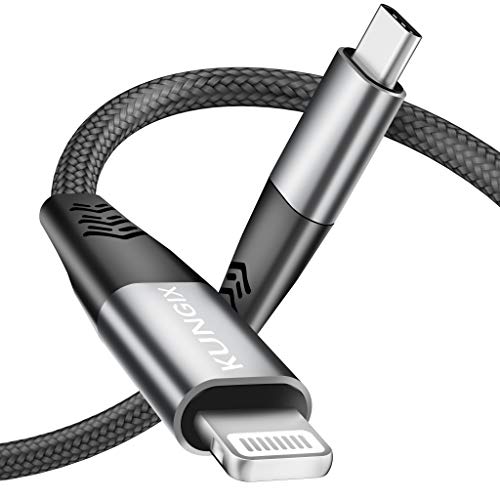 KUNGIX USB C to Lightning Cable, [Apple MFi Certified] iPhone 12