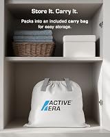 Active Era Luxury King Inflatable Mattress with Built-In Pump 200x150x36.5 cm view 10
