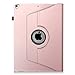 Fintie iPad Pro 12.9 Case - 360 Degree Rotating Stand Case with Smart Protective Cover Auto Sleep/Wake for Apple Pro 12.9 (1st Gen 2015) / iPad Pro 12.9 (2nd Gen 2017), Rose Gold