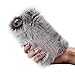 For iPhone 7 Plus Case [5.5inch], Gotd Luxury Crystal Bling Fluffy Villi Fur Plush Wool Design Protective Case Cover for iPhone 7 Plus (Gray)