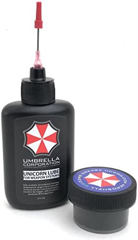 Umbrella Corporation Unicorn Lube Gun Oil Plus .5oz Jar Aeroshell 33MS / 64 Grease