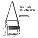 Clear Purse, iSPECLE Clear Stadium Bag Approved for NCAA, Adjustable Strap