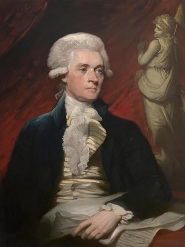 ART.COM Wall Art Print Vintage American History Painting of President Thomas Je…
